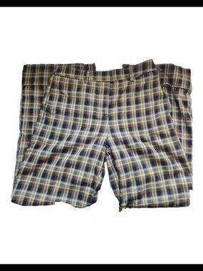 Plaid Wide Leg Dress Pants